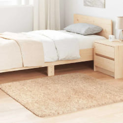 VIDAXL Navarra Tapis Shaggy Beige