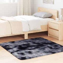 vidaXL NAVARRA - Tapis shaggy gris foncé 120x120 cm