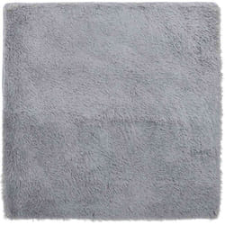Vidaxl - Tapis Shaggy à poils longs navarra gris argenté 160x160 cm