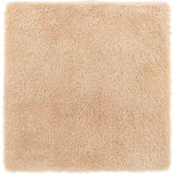 Vidaxl - Tapis Shaggy à poils longs navarra beige 200x200 cm polyester