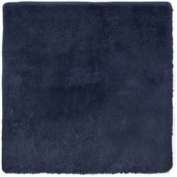 Vidaxl - Tapis shaggy à poils longs navarra bleu marine 200x200 cm