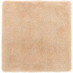 Vidaxl - Tapis shaggy à poils longs navarra beige 240x240 cm polyester