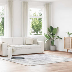 Vidaxl - Tapis Shaggy à poils longs navarra gris argenté 240x240 cm