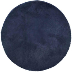 Vidaxl - Tapis shaggy à poils longs navarra bleu marine 100x100 cm