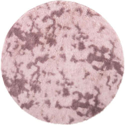 Vidaxl - Tapis Shaggy à poils longs navarra rose poudré 120x120 cm
