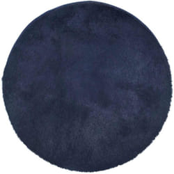 Vidaxl - Tapis shaggy à poils longs navarra bleu marine 120x120 cm
