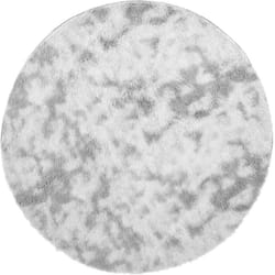 Tapis Shaggy à poils longs NAVARRA gris clair 160x160 cm vidaXL