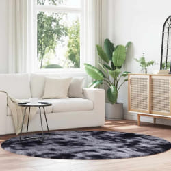 vidaXL Navarra Shaggy - Gris Foncé 200x200 cm
