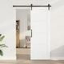vidaXL Porte Intérieure "ORKDAL" Blanche 78x211x4 cm Bois Massif en Pin