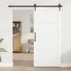 vidaXL porte intérieure “ORKDAL” blanche 93x202x4 cm en bois massif de pin