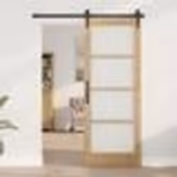 VidaXL Porte intérieure avec verre "ORKDAL" 78x202x4 cm Bois solide en pin