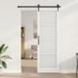 vidaXL porte intérieure avec verre "ORKDAL" blanche 78x232x4 cm