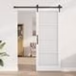vidaXL Porte intérieure avec verre 'ORKDAL'Blanche 83x211x4 cm