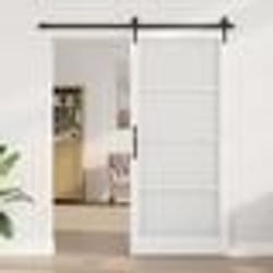 vidaXL porte intérieure avec verre "ORKDAL" blanche 93x211x4 cm