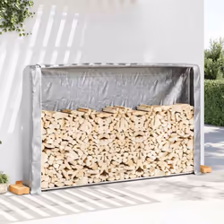 Gardez vos bûches bien rangées et faciles d'accès grâce à ce support robuste et stable pour le bois de chauffage ! Longue dur ...