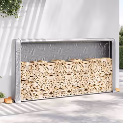 Gardez vos bûches bien rangées et faciles d'accès grâce à ce support robuste et stable pour le bois de chauffage ! Longue dur ...