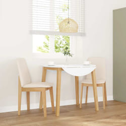Vidaxl - Chaises à manger coussins 2 pcs bois massif caoutchouc