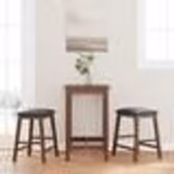 vidaXL chaises de bar avec coussins 2 pcs marron bois massif d'hévéa