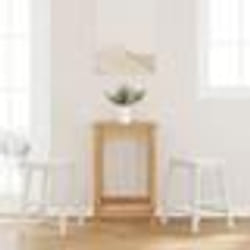 VidaXL Chaises de bar 2 pcs blanc bois massif d'hévéa