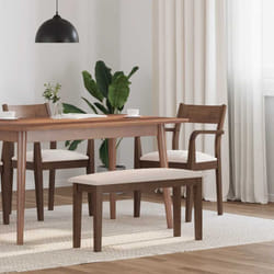 Vidaxl - Banc 90 cm marron bois massif caoutchouc