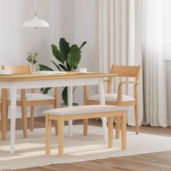 Vidaxl - Banc 90 cm bois massif caoutchouc
