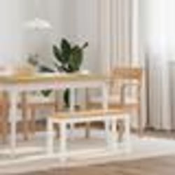 vidaXL Banc 90 cm bois massif caoutchouc