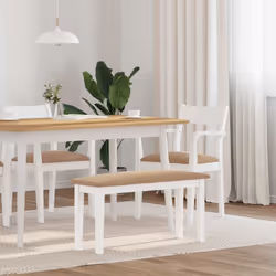 Ce banc est parfait pour rehausser n'importe quel espace intérieur avec une touche d'élégance. Robuste et stable : le bois d' ...