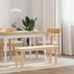 vidaXL Banc 110 cm bois massif caoutchouc