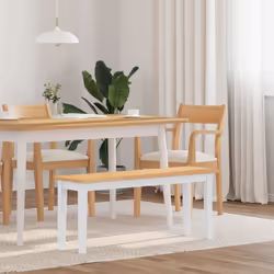Ce banc est parfait pour rehausser n'importe quel espace intérieur avec une touche d'élégance. Robuste et stable : le bois d' ...