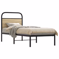 VidaXL 4100284 tête de lit et pied de lit Chêne - Vue supplémentaire 4