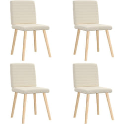 Chaises à manger lot de 4 Lin vidaXL