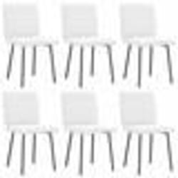 vidaXL Chaises à manger lot de 6 blanc similicuir