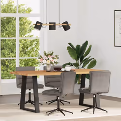 Ces chaises de salle à manger combinent simplicité et confort à un design élégant, ce qui en fait un élément accrocheur dans  ...
