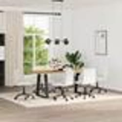 vidaXL Chaises à manger lot de 6 blanc similicuir