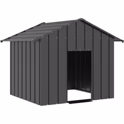 Cette niche pour chien avec toit apporte sécurité et confort à tes amis à quatre pattes. Construction durable : grâce à la co ...