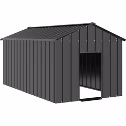 Cette niche pour chien avec toit apporte sécurité et confort à tes amis à quatre pattes. Construction durable : grâce à la co ...