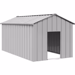 Cette niche pour chien avec toit apporte sécurité et confort à tes amis à quatre pattes. Construction durable : grâce à la co ...