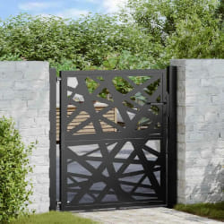 vidaXL Portail 105x106 cm Noir