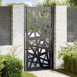 Ce portail de jardin, offrant une combinaison parfaite de résistance et de élégance, constitue un point d'entrée idéal pour l ...