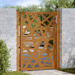 Ce portail de jardin, offrant une combinaison parfaite de résistance et de élégance, constitue un point d'entrée idéal pour l ...