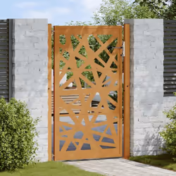 Ce portail de jardin, offrant une combinaison parfaite de résistance et de élégance, constitue un point d'entrée idéal pour l ...