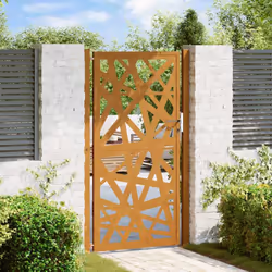 Ce portail de jardin, offrant une combinaison parfaite de résistance et de élégance, constitue un point d'entrée idéal pour l ...