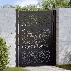 Ce portail de jardin, offrant une combinaison parfaite de résistance et de élégance, constitue un point d'entrée idéal pour l ...
