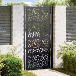 Ce portail de jardin, offrant une combinaison parfaite de résistance et de élégance, constitue un point d'entrée idéal pour l ...