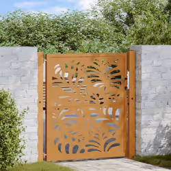 Ce portail de jardin, offrant une combinaison parfaite de résistance et de élégance, constitue un point d'entrée idéal pour l ...