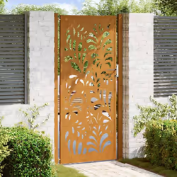 Ce portail de jardin, offrant une combinaison parfaite de résistance et de élégance, constitue un point d'entrée idéal pour l ...