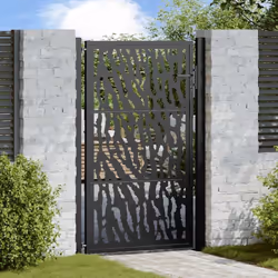 Ce portail de jardin, offrant une combinaison parfaite de résistance et de élégance, constitue un point d'entrée idéal pour l ...