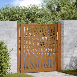 Ce portail de jardin, offrant une combinaison parfaite de résistance et de élégance, constitue un point d'entrée idéal pour l ...