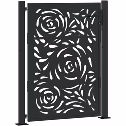 Ce portail de jardin, offrant une combinaison parfaite de résistance et de élégance, constitue un point d'entrée idéal pour l ...