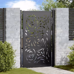 Ce portail de jardin, offrant une combinaison parfaite de résistance et de élégance, constitue un point d'entrée idéal pour l ...